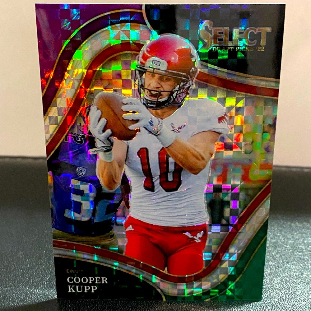 2022 Panini select draft picks (Cooper Kupp) Field Level Special numbered 5/25